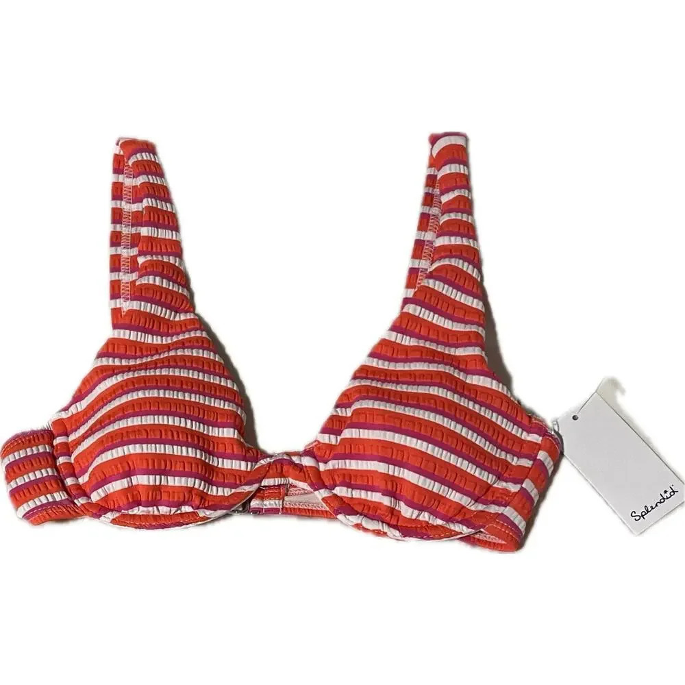 Splendid swim bikini top separate size S